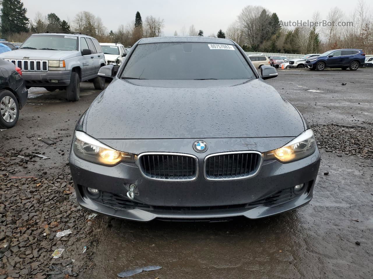 2014 Bmw 328 Xi Sulev Charcoal vin: WBA3B5G54ENS09156