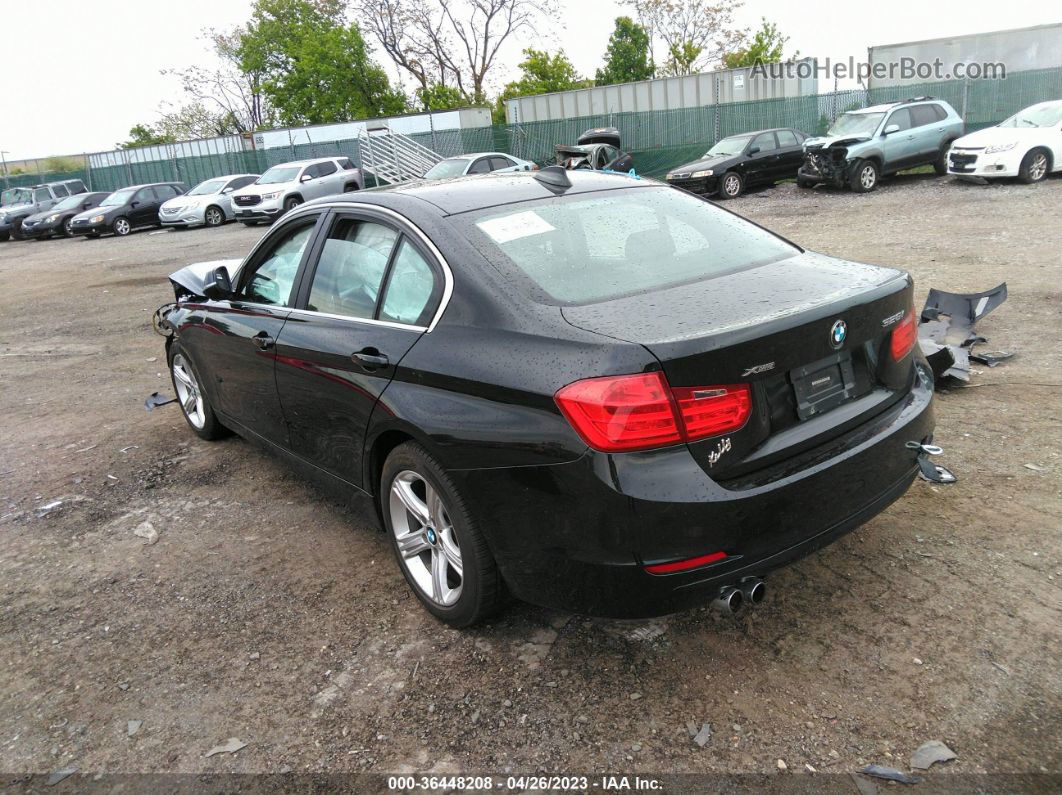 2015 Bmw 3 Series 328i Xdrive Black vin: WBA3B5G54FNS14956