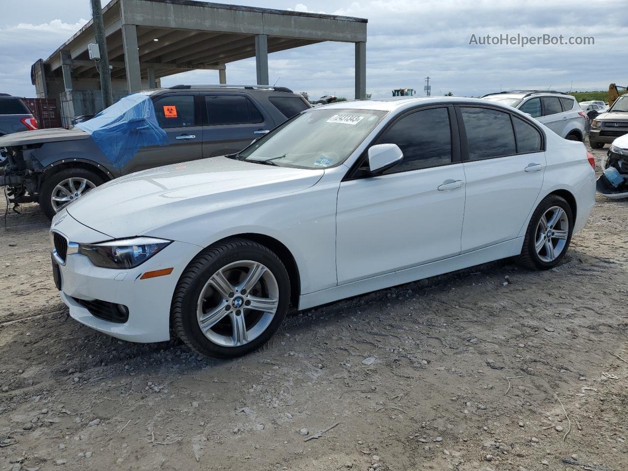 2015 Bmw 328 Xi Sulev White vin: WBA3B5G54FNS15489