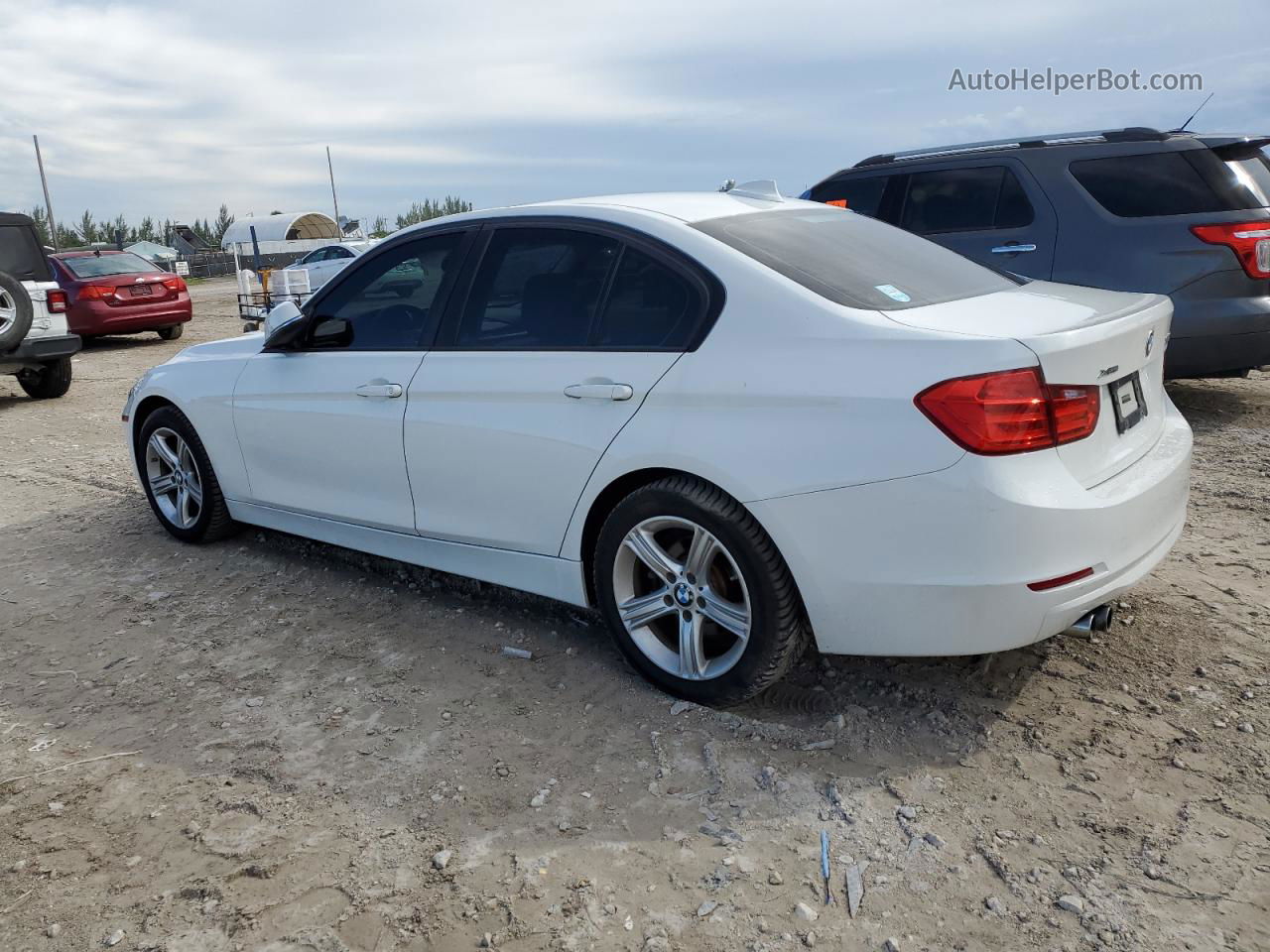 2015 Bmw 328 Xi Sulev White vin: WBA3B5G54FNS15489