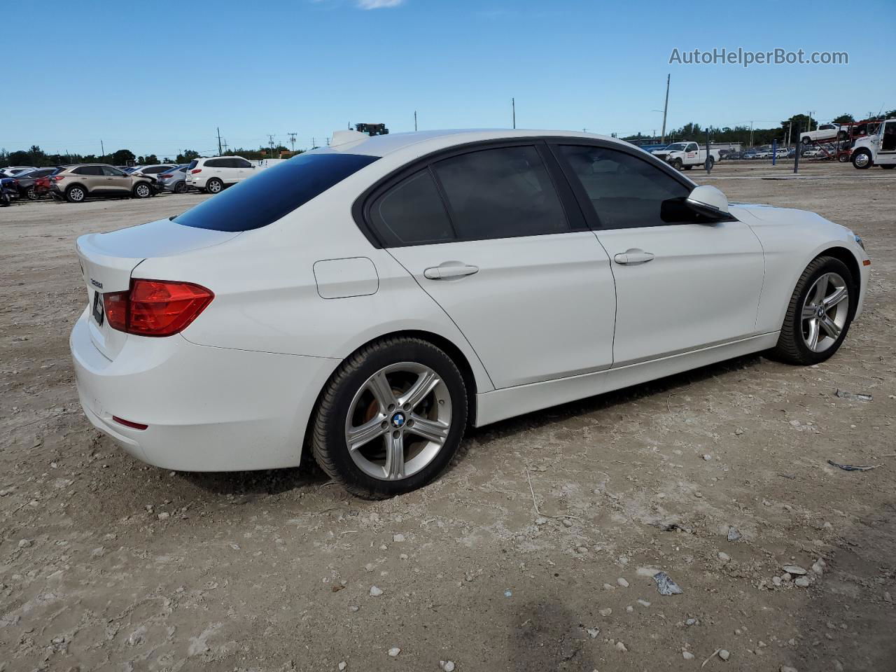 2015 Bmw 328 Xi Sulev White vin: WBA3B5G54FNS15489