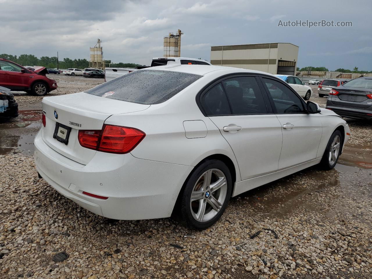 2015 Bmw 328 Xi Sulev White vin: WBA3B5G54FNS15735