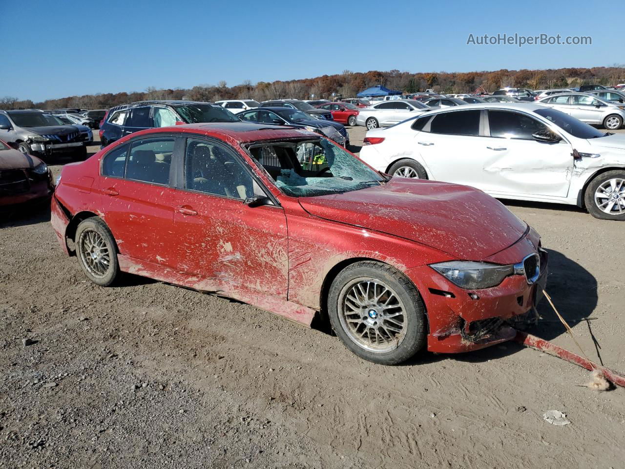 2013 Bmw 328 Xi Sulev Red vin: WBA3B5G55DNS01713