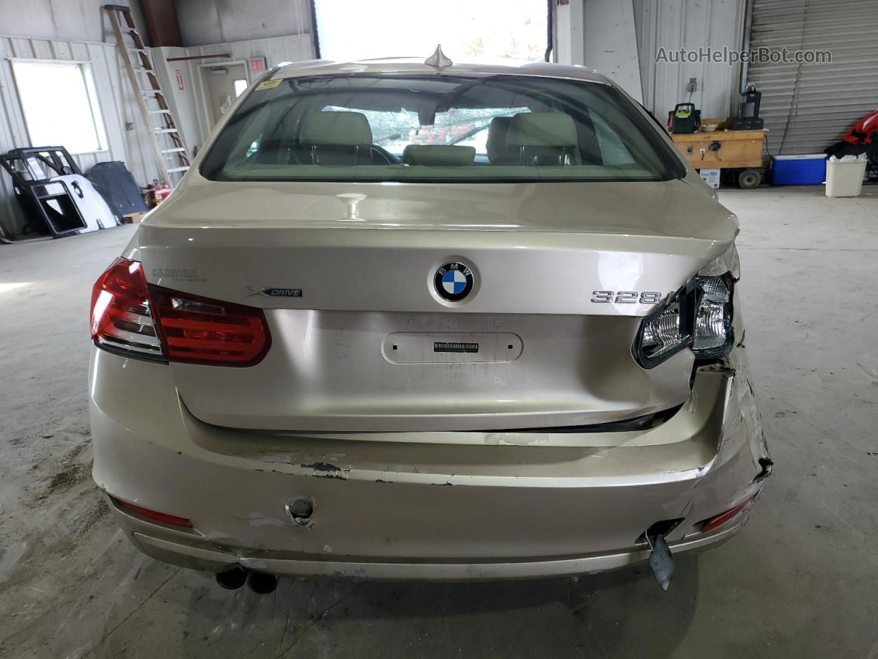 2013 Bmw 328 Xi Sulev Золотой vin: WBA3B5G55DNS03851