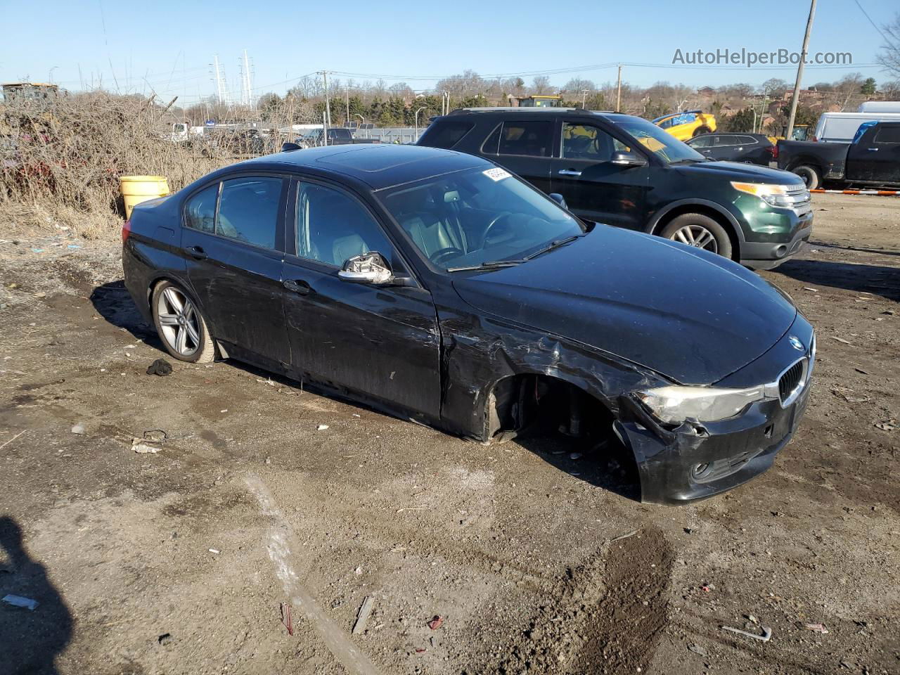 2013 Bmw 328 Xi Sulev Black vin: WBA3B5G55DNS05762