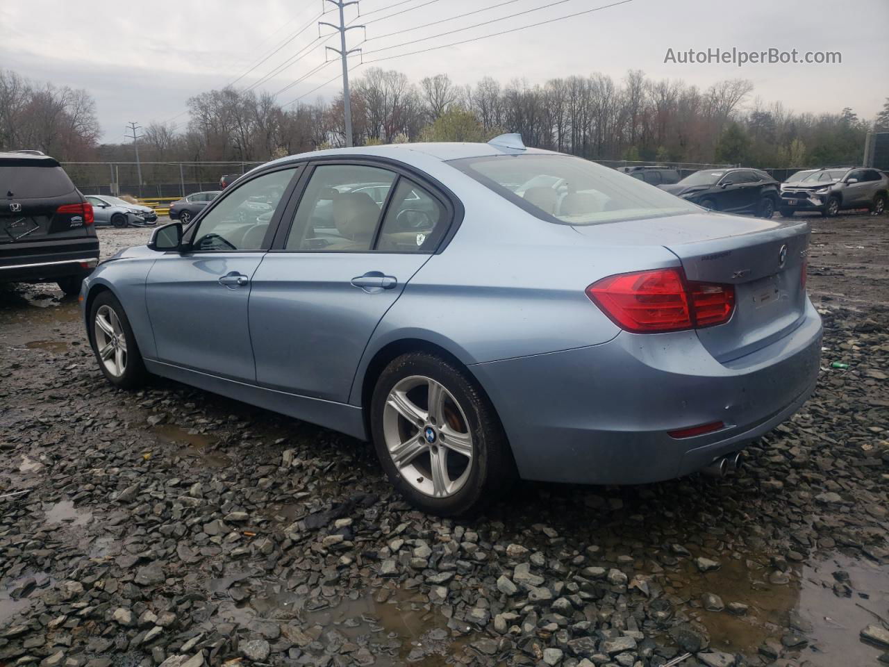 2014 Bmw 328 Xi Sulev Blue vin: WBA3B5G55ENS10378