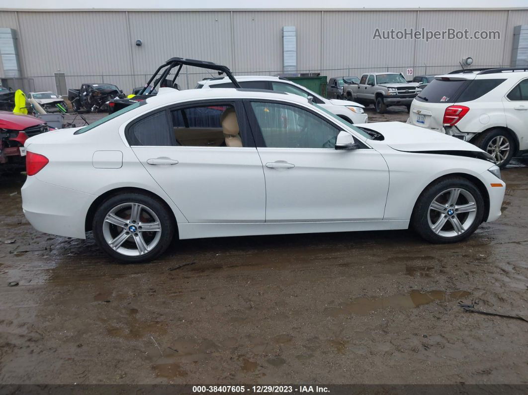 2015 Bmw 328i Xdrive White vin: WBA3B5G55FNS12326