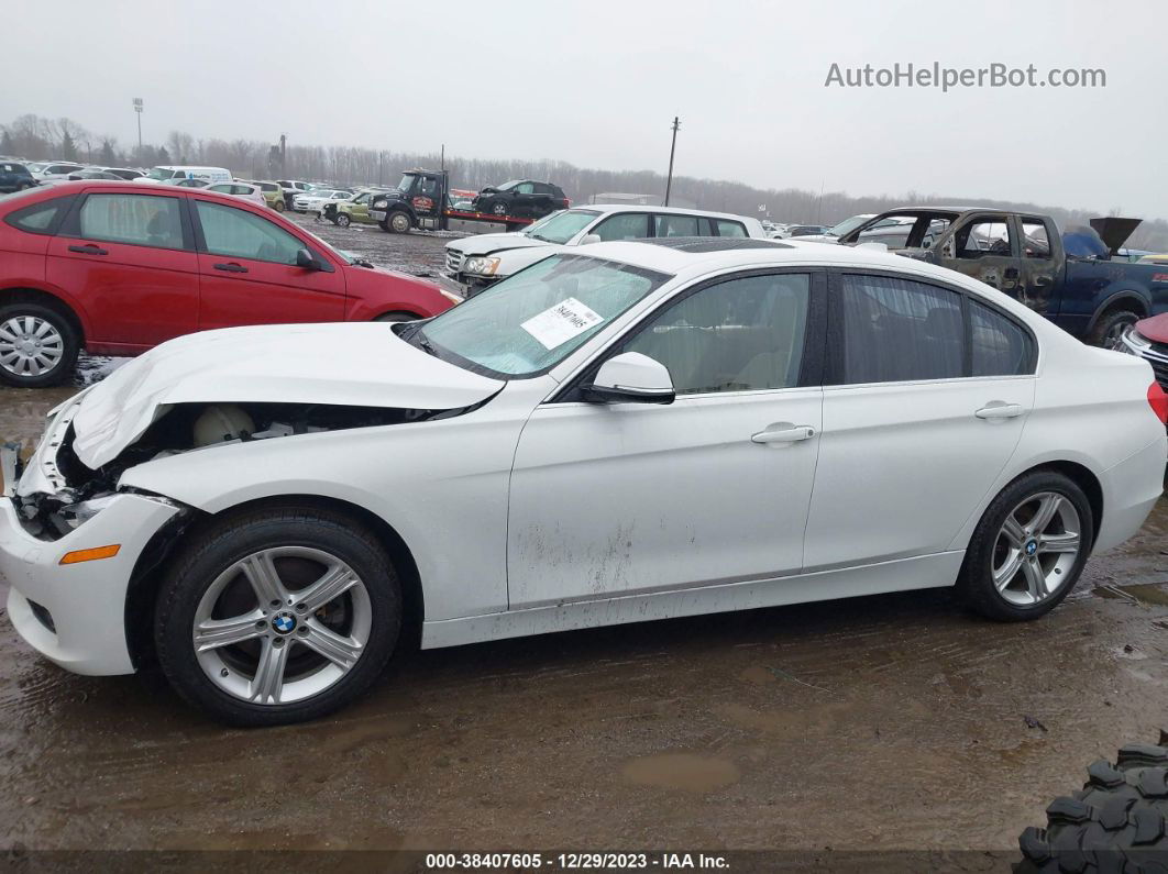 2015 Bmw 328i Xdrive White vin: WBA3B5G55FNS12326