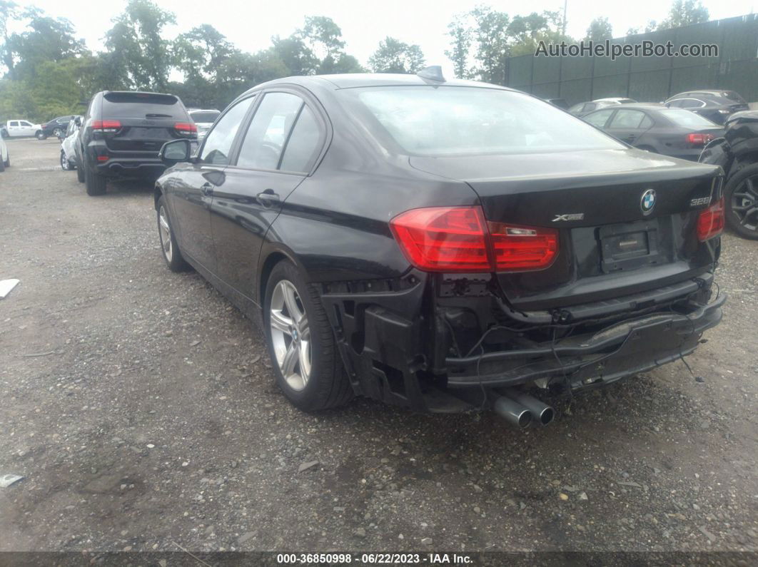 2015 Bmw 328i Xdrive Black vin: WBA3B5G55FNS15937