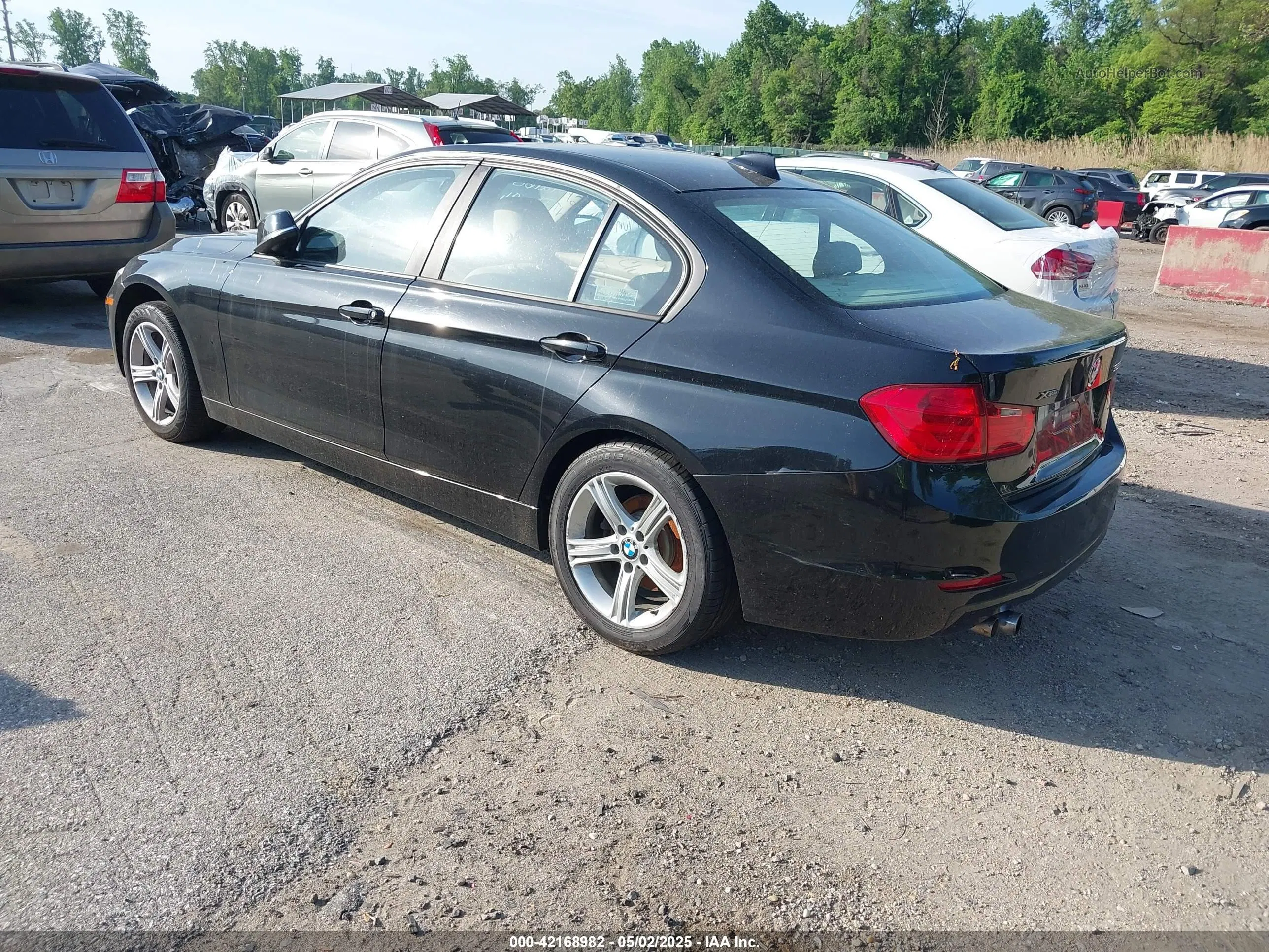 2014 Bmw 328i Xdrive Black vin: WBA3B5G56ENS06890
