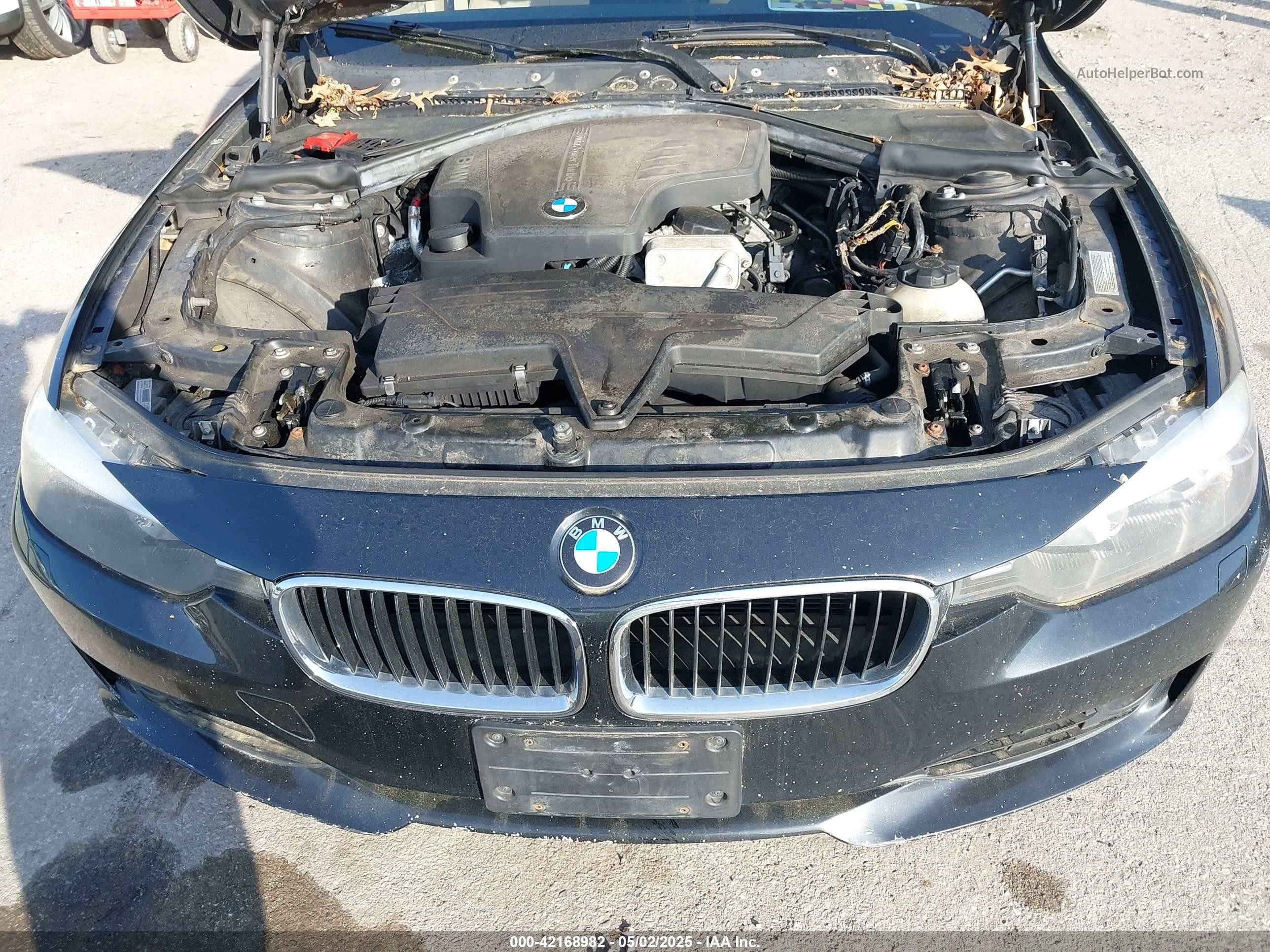 2014 Bmw 328i Xdrive Black vin: WBA3B5G56ENS06890