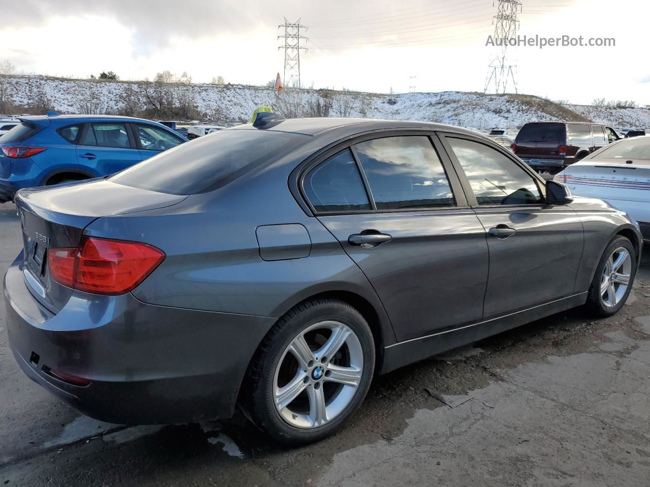 2013 Bmw 328 Xi Sulev Серый vin: WBA3B5G57DNP40897