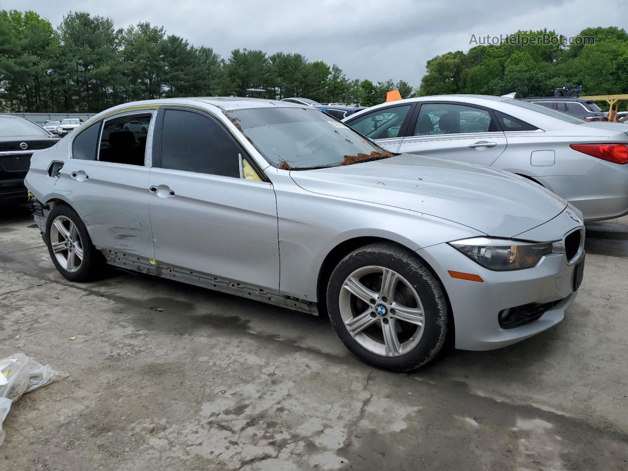 2014 Bmw 328 Xi Sulev Silver vin: WBA3B5G57ENS10205