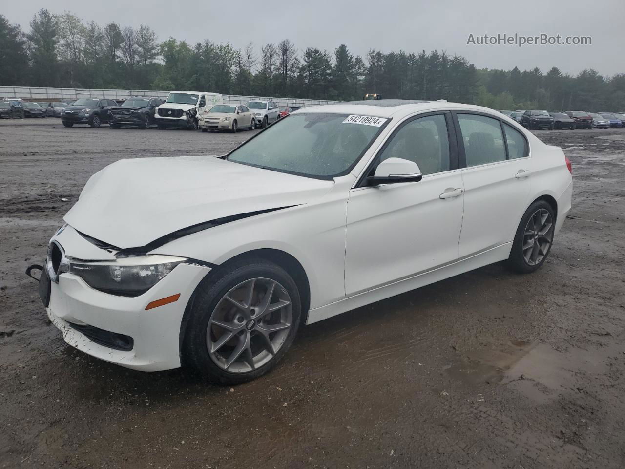 2015 Bmw 328 Xi Sulev White vin: WBA3B5G57FNS12019