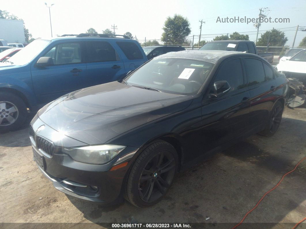 2015 Bmw 3 Series 328i Xdrive Black vin: WBA3B5G57FNS18452