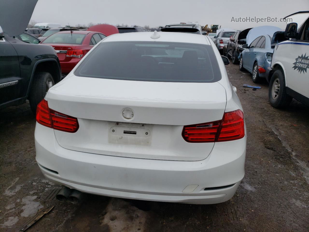 2013 Bmw 328 Xi Sulev White vin: WBA3B5G58DNP40987