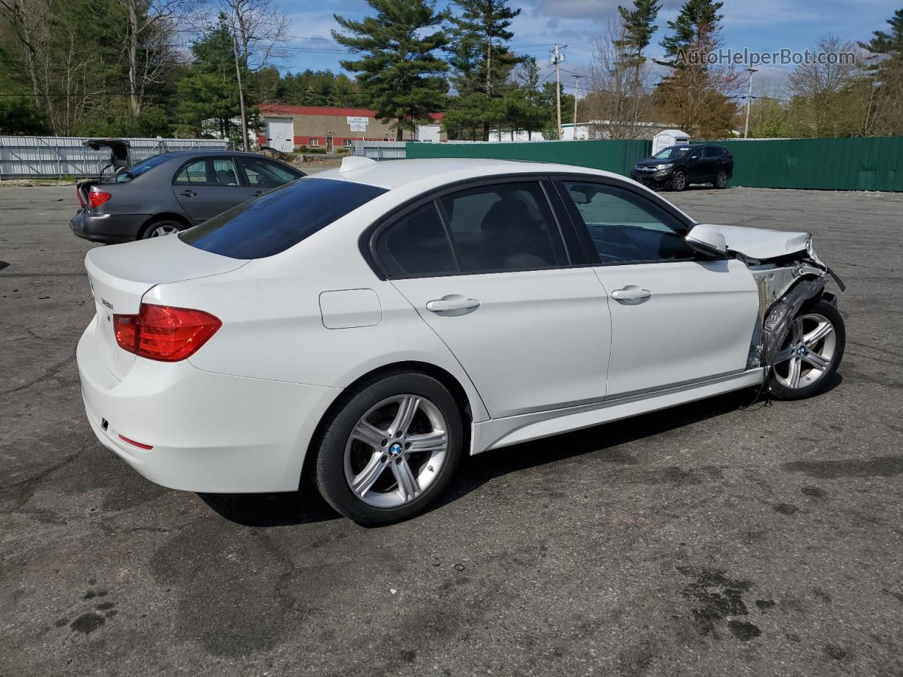 2013 Bmw 328 Xi Sulev White vin: WBA3B5G58DNS00927