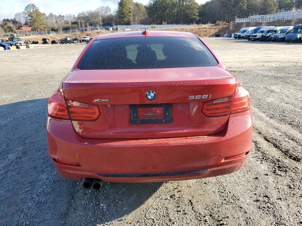 2013 Bmw 328 Xi Sulev Red vin: WBA3B5G58DNS03536