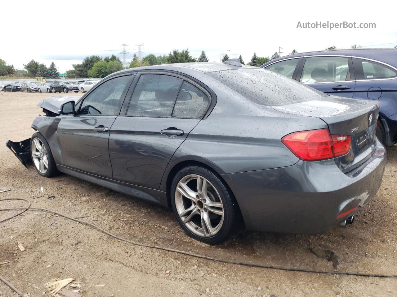 2014 Bmw 328 Xi Sulev Gray vin: WBA3B5G58ENS09144