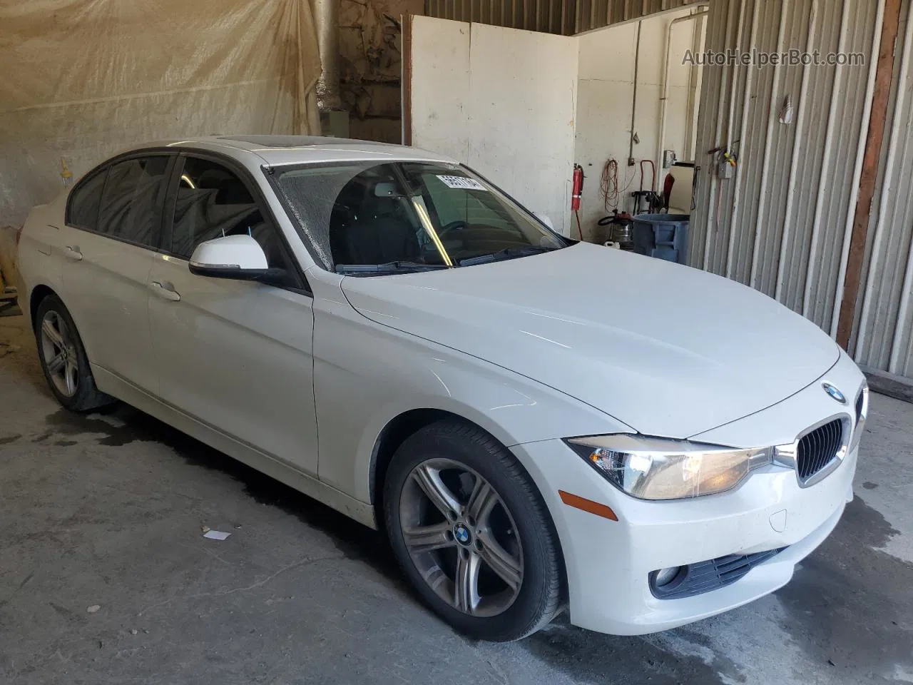 2014 Bmw 328 Xi Sulev White vin: WBA3B5G58ENS09399