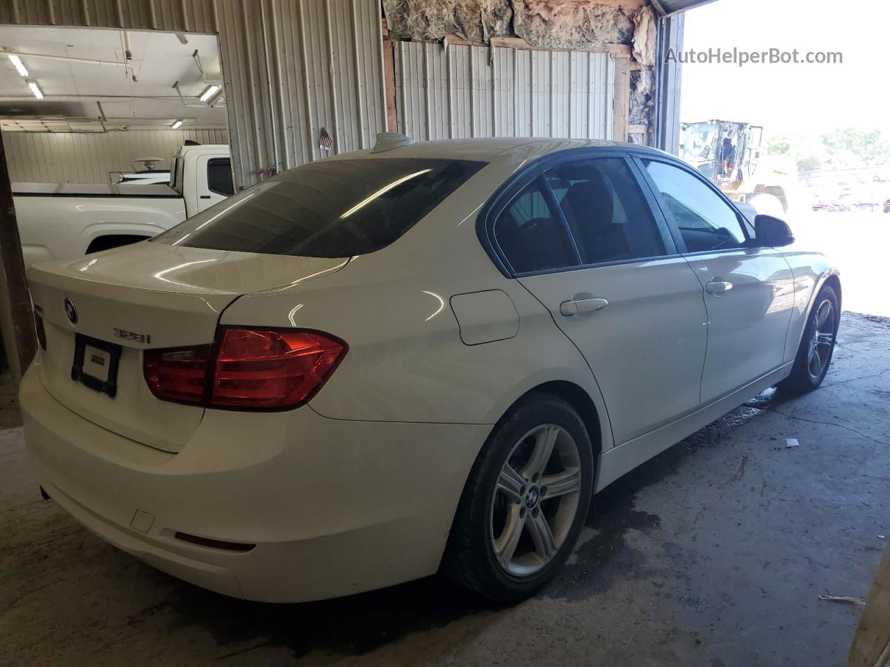 2014 Bmw 328 Xi Sulev White vin: WBA3B5G58ENS09399