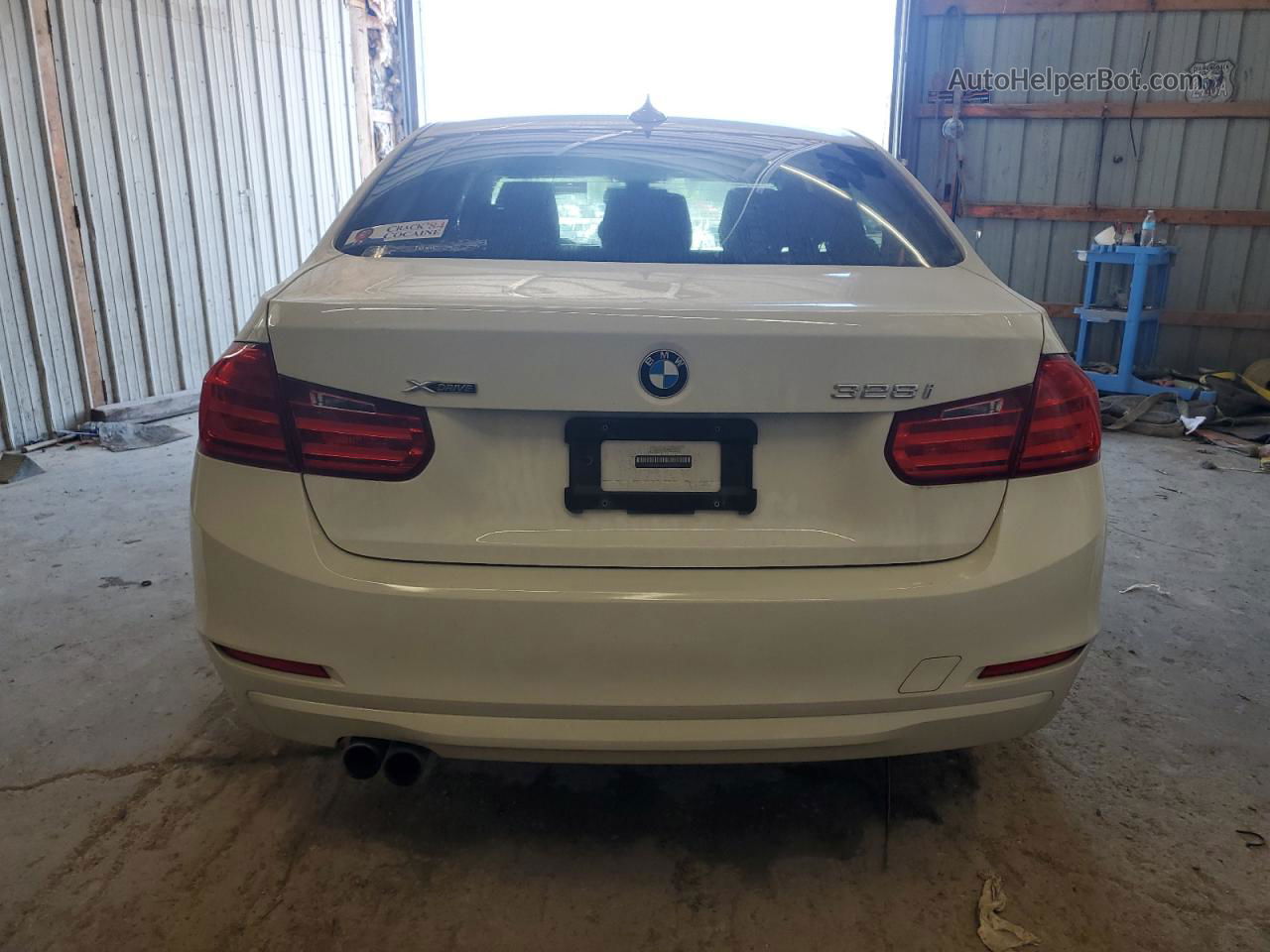 2014 Bmw 328 Xi Sulev White vin: WBA3B5G58ENS09399