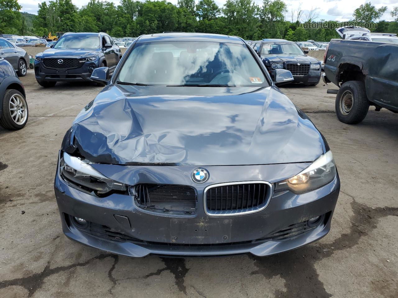 2015 Bmw 328 Xi Sulev Серый vin: WBA3B5G58FNS13972