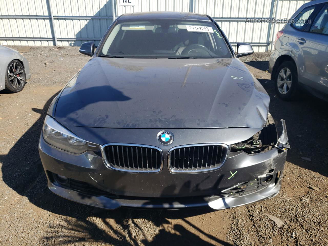 2015 Bmw 328 Xi Sulev Серый vin: WBA3B5G58FNS14832