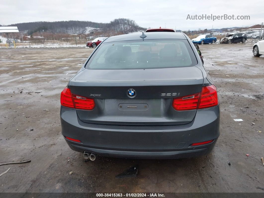 2015 Bmw 328i Xdrive Gray vin: WBA3B5G58FNS15530