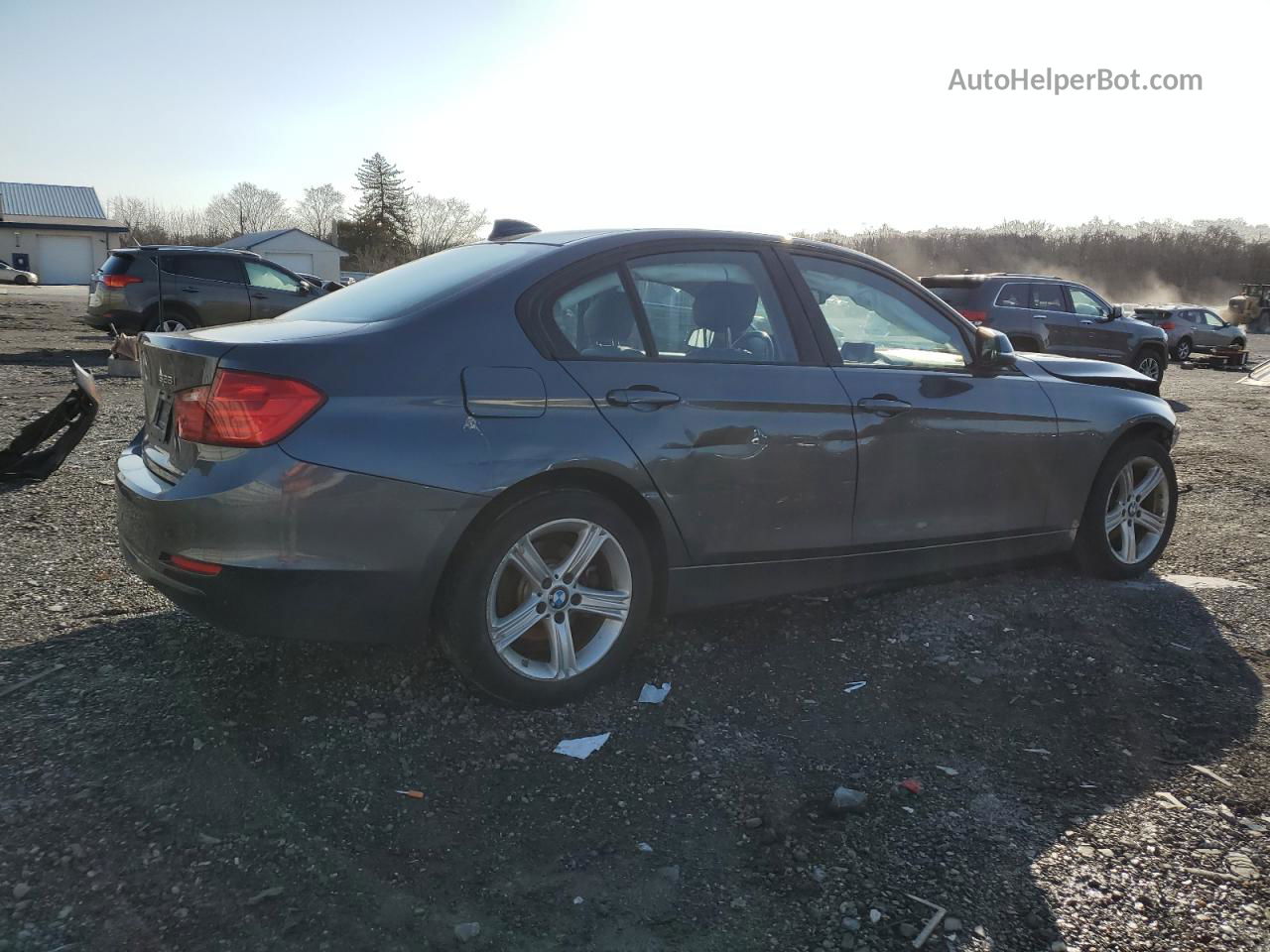 2014 Bmw 328 Xi Sulev Gray vin: WBA3B5G59ENS06740