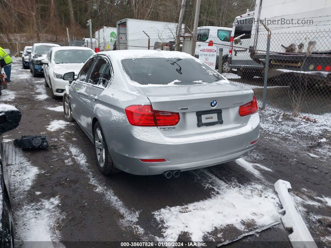 2014 Bmw 328i Xdrive Silver vin: WBA3B5G59ENS10240