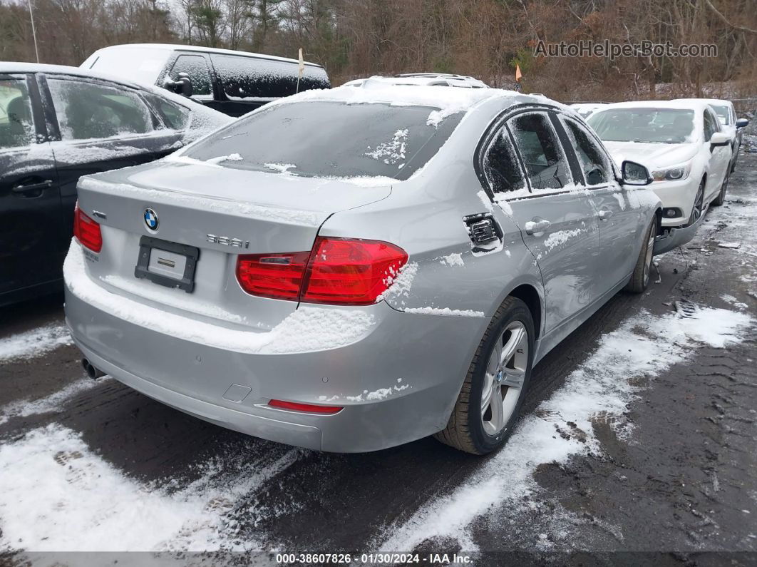 2014 Bmw 328i Xdrive Silver vin: WBA3B5G59ENS10240