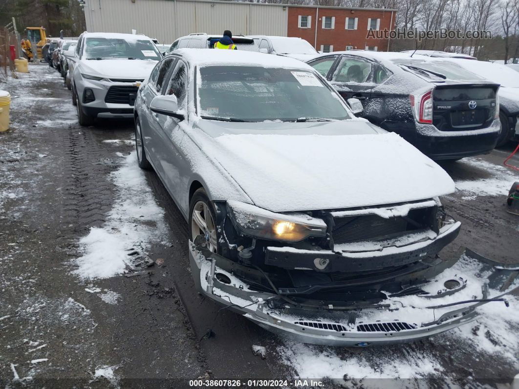 2014 Bmw 328i Xdrive Silver vin: WBA3B5G59ENS10240