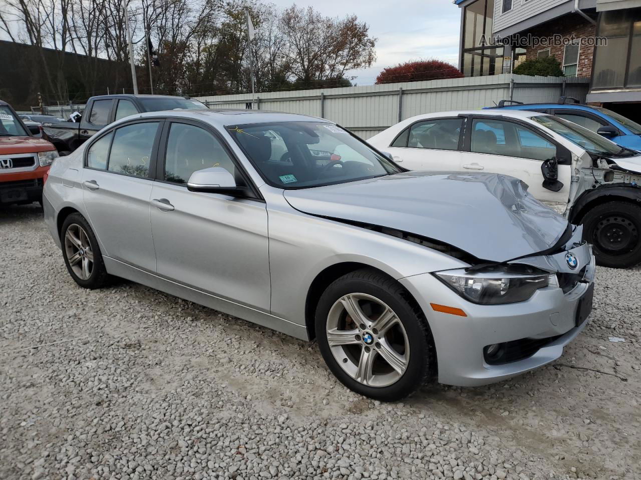 2015 Bmw 328 Xi Sulev Серый vin: WBA3B5G59FNS16539