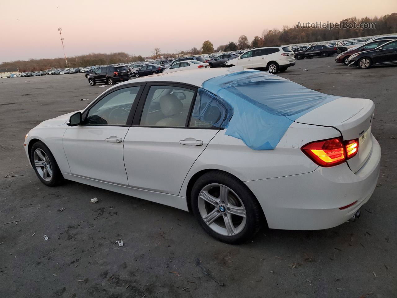 2014 Bmw 328 Xi Sulev White vin: WBA3B5G5XENS06679