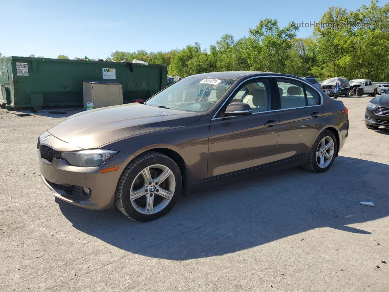 2015 Bmw 328 Xi Sulev Beige vin: WBA3B5G5XFNS12211