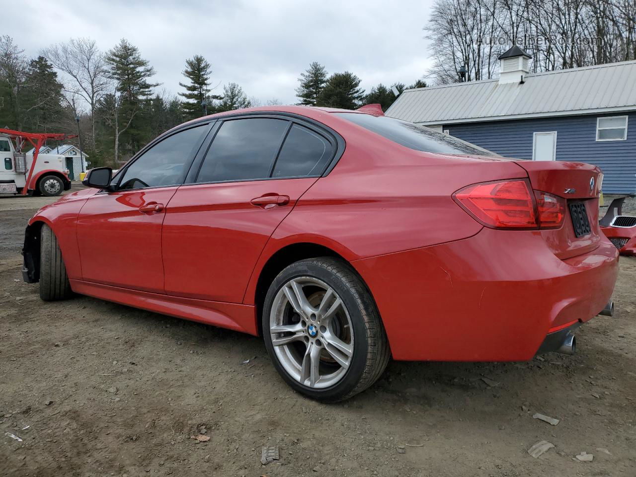 2014 Bmw 335 Xi Red vin: WBA3B9C50EP458667