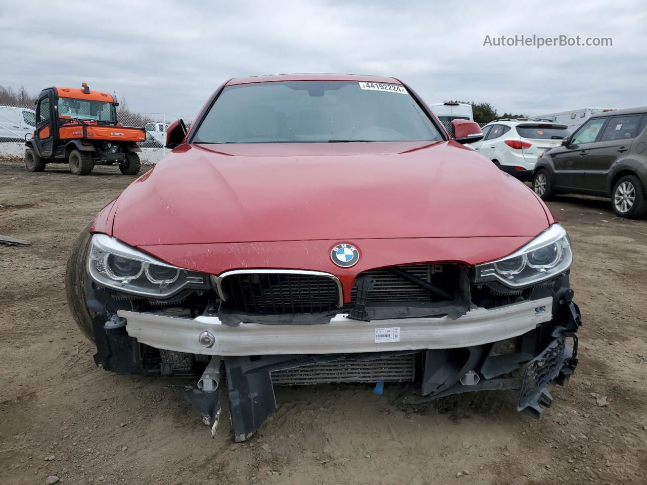 2014 Bmw 335 Xi Red vin: WBA3B9C50EP458667