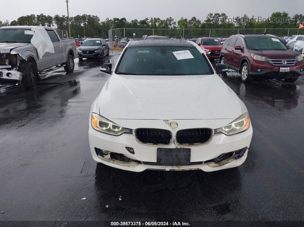 2013 Bmw 335i Xdrive White vin: WBA3B9C51DF587537