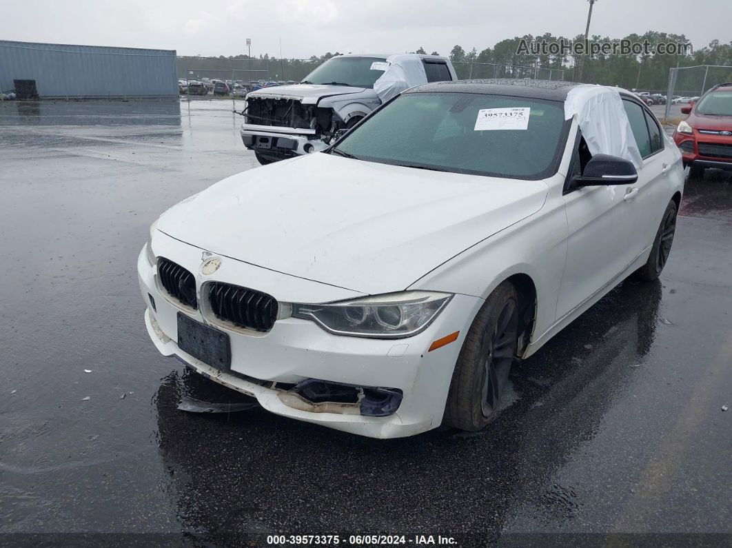 2013 Bmw 335i Xdrive White vin: WBA3B9C51DF587537