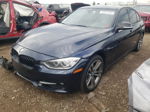 2013 Bmw 335 Xi Blue vin: WBA3B9C52DF587515