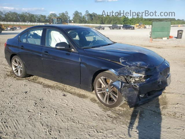 2013 Bmw 335 Xi Синий vin: WBA3B9C53DF801217