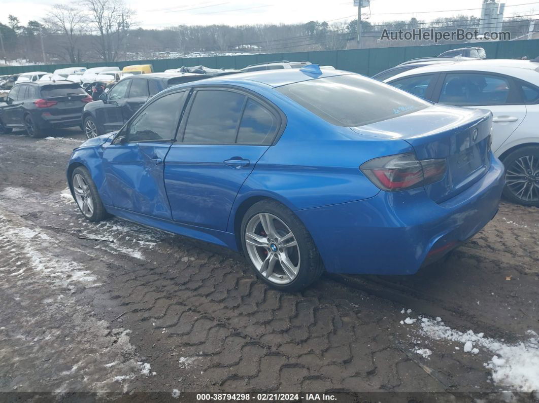 2015 Bmw 335i Xdrive Blue vin: WBA3B9C53FF589115