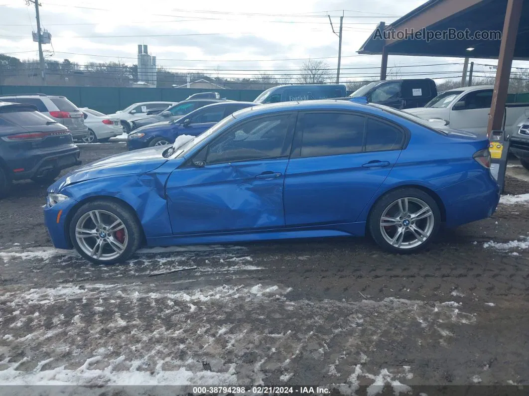 2015 Bmw 335i Xdrive Blue vin: WBA3B9C53FF589115