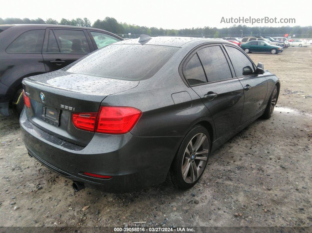 2013 Bmw 335i Xdrive Gray vin: WBA3B9C54DF587838