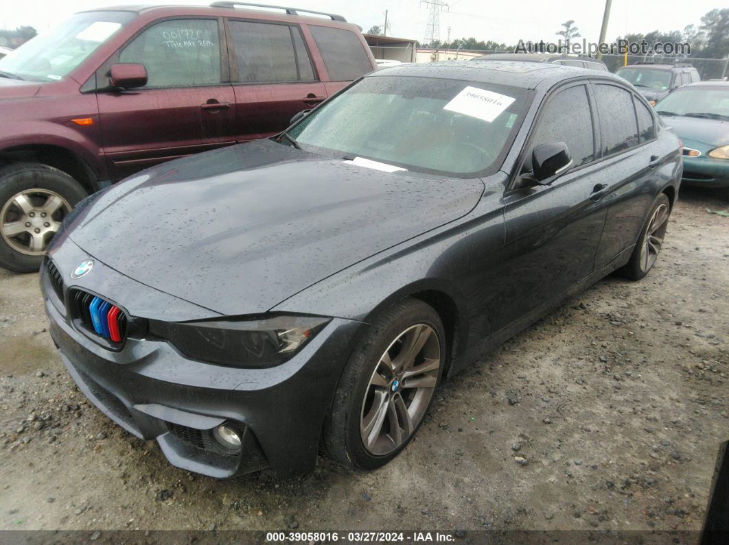 2013 Bmw 335i Xdrive Gray vin: WBA3B9C54DF587838