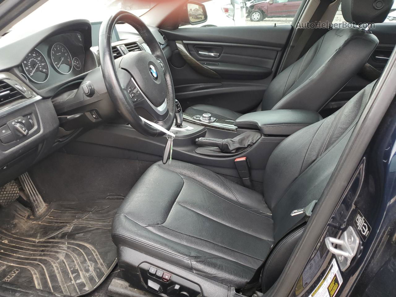 2013 Bmw 335 Xi Синий vin: WBA3B9C54DJ437161