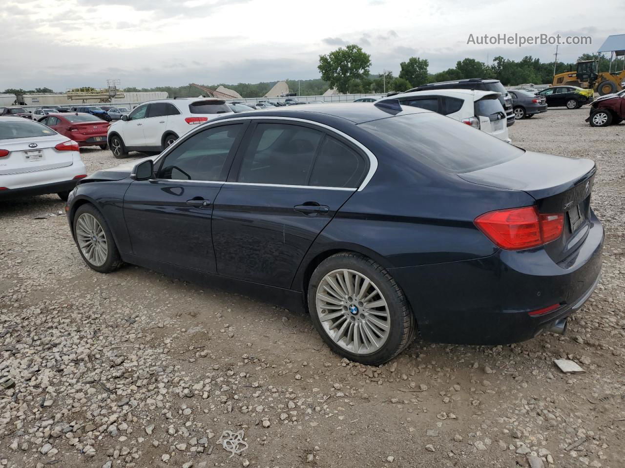 2013 Bmw 335 Xi Синий vin: WBA3B9C54DJ437161