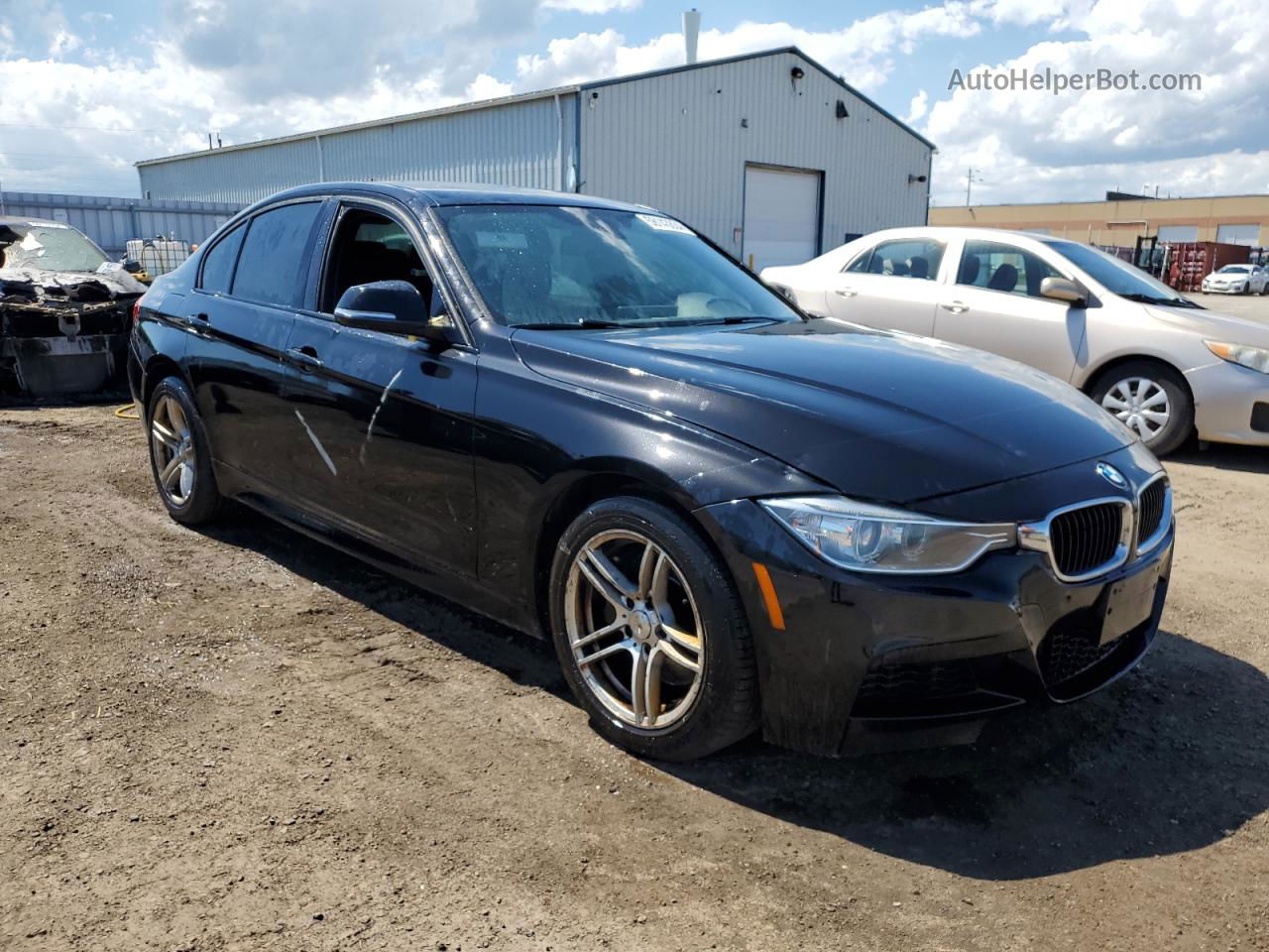 2013 Bmw 335 Xi Black vin: WBA3B9C55DF140239