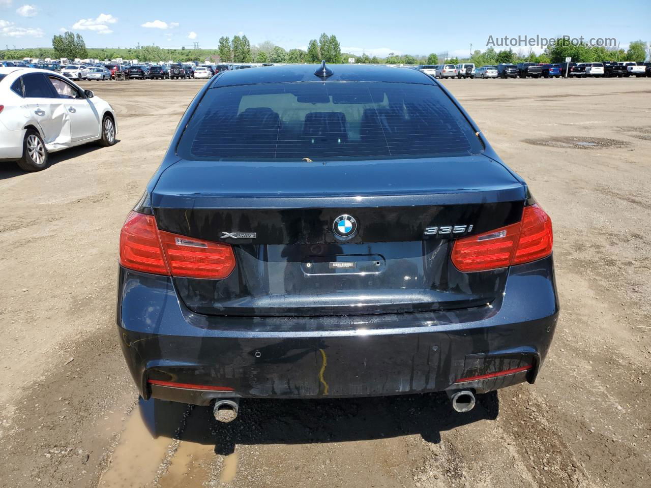 2013 Bmw 335 Xi Black vin: WBA3B9C55DF140239